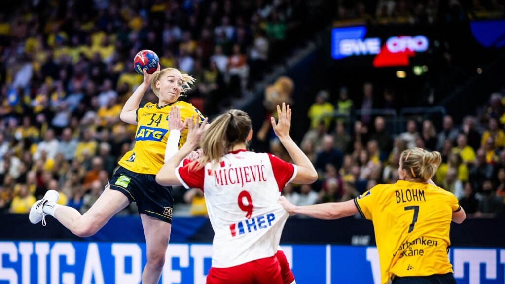 Handbollsdamerna EM-laddar med landskamp i Lund